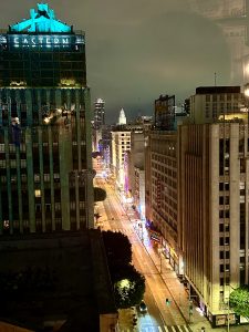 Los Angeles Broadway at night