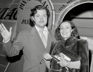 Dolores del Rio with Orson Welles, 1941