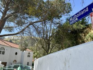 Starting point for Mulholland Highway