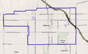 Map of Hollywood Dream Factory