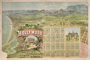 Map of original Hollywood subdivision