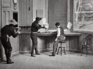 Scene from 'The Great Train Robbery'