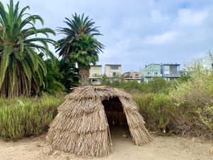 Modern recreation of Tongva dwelling, near Venice