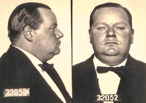 Fatty Arbuckle mugshot, 1921