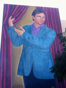 Mural of John Ritter, by Eloy Torrez, at Hollywood High School