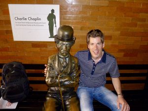 Chaplin at the Bradbury Building in DTLA