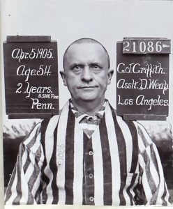 Mug shot of Griffith J. Griffith, San Quentin State Prison