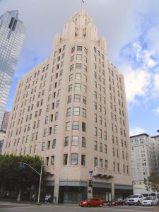 Title Trust & Guarantee Building, seminal Eastern Columbia Building, on Broadway, perfect example of Art Deco Los Angeles