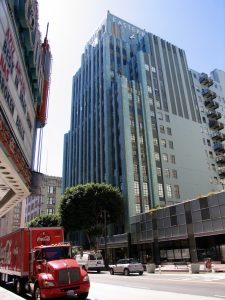 Eastern Columbia Building, on Broadway, perfect example of Art Deco Los Angeles