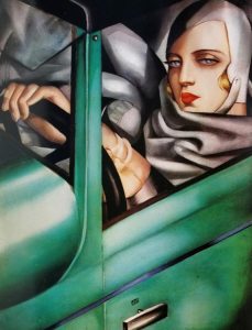 Autoportrait (Tamara in a Green Bugatti)