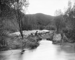Los Angeles River, near Griffith Park, c1900
