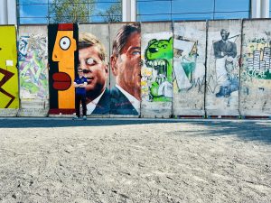 Part of Berlin Wall, opposite LACMA