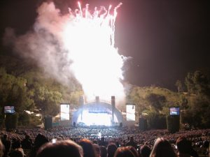 Fireworks at Hollywood Bowl