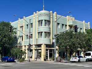 Streamline Moderne architecture in Long Beach